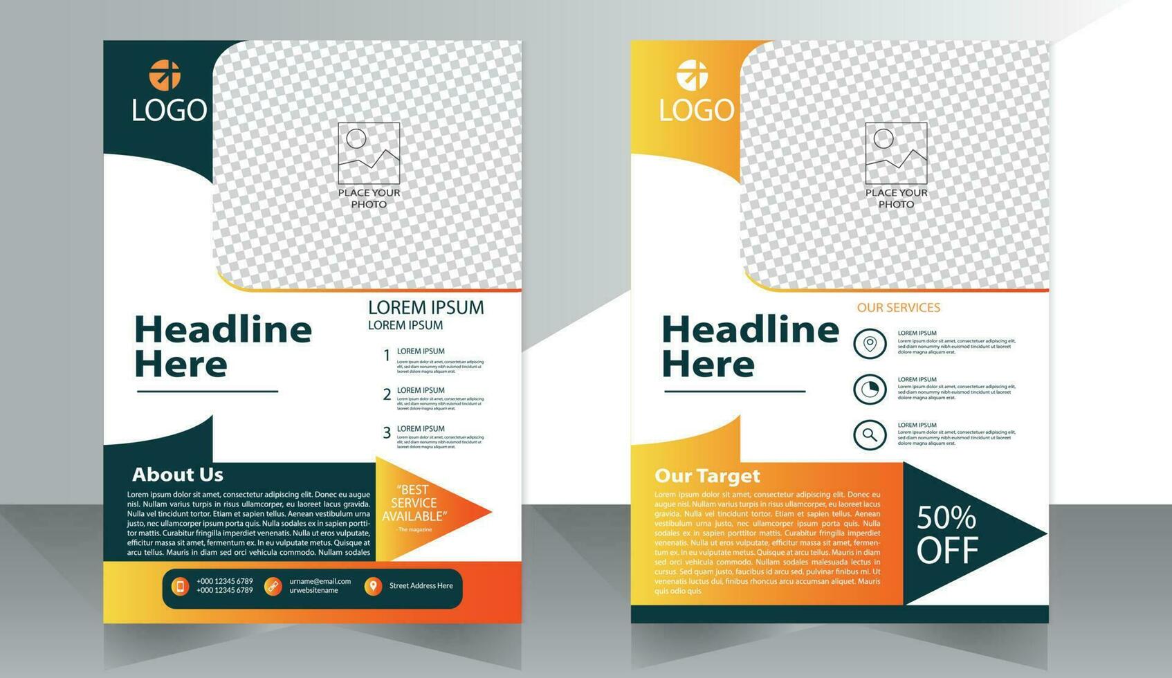 Corporate Book Cover Design Template in A4. Can be adapt to Brochure, Annual Report, Magazine,Poster, Business Presentation, Portfolio, Flyer, Banner, Website vector