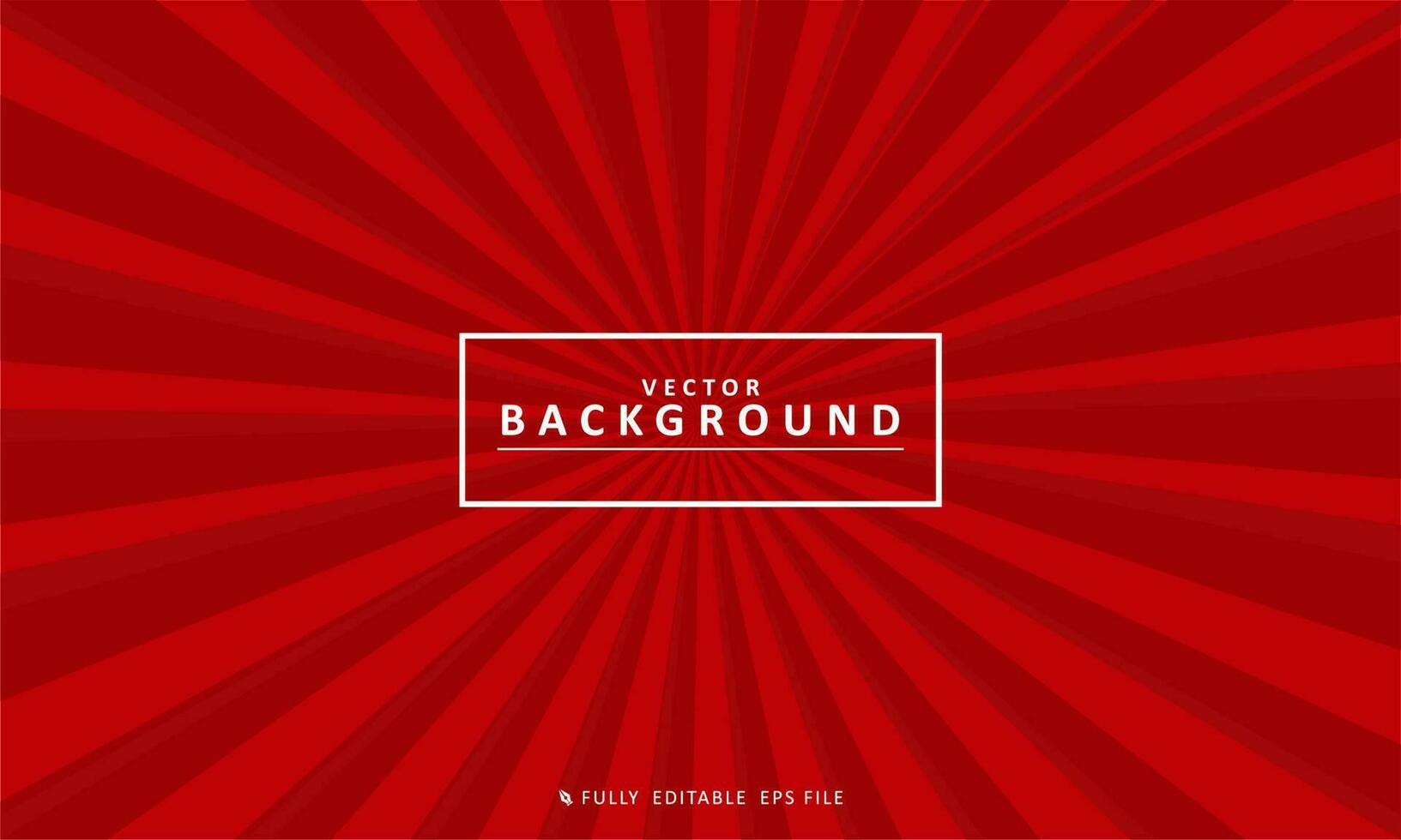 Red Sun Burst Vector Background