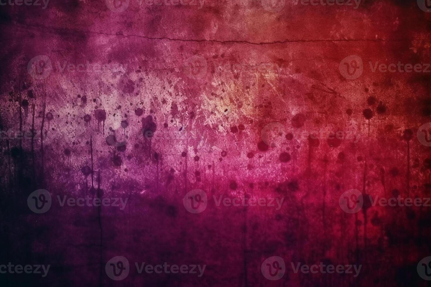 Aged effect overlay. Old film texture. Purple red gradient background with dust scratches. photo