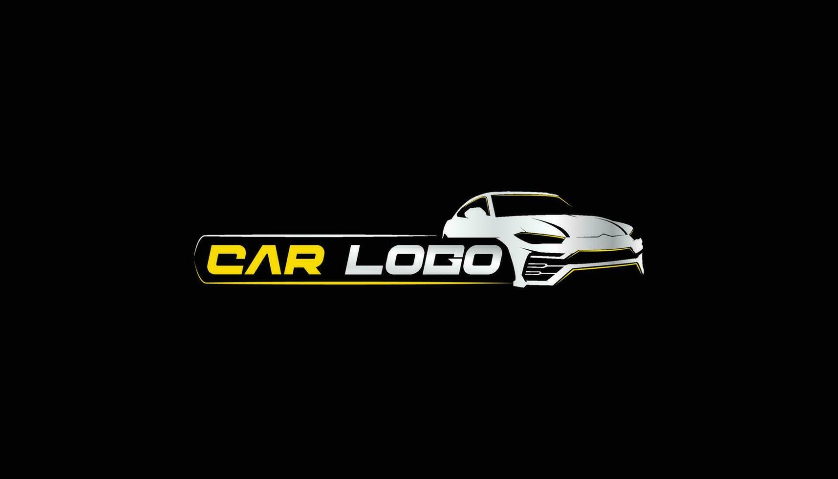 premium car detailing and wash services logo with car outline vector also fit for garage and car rentals