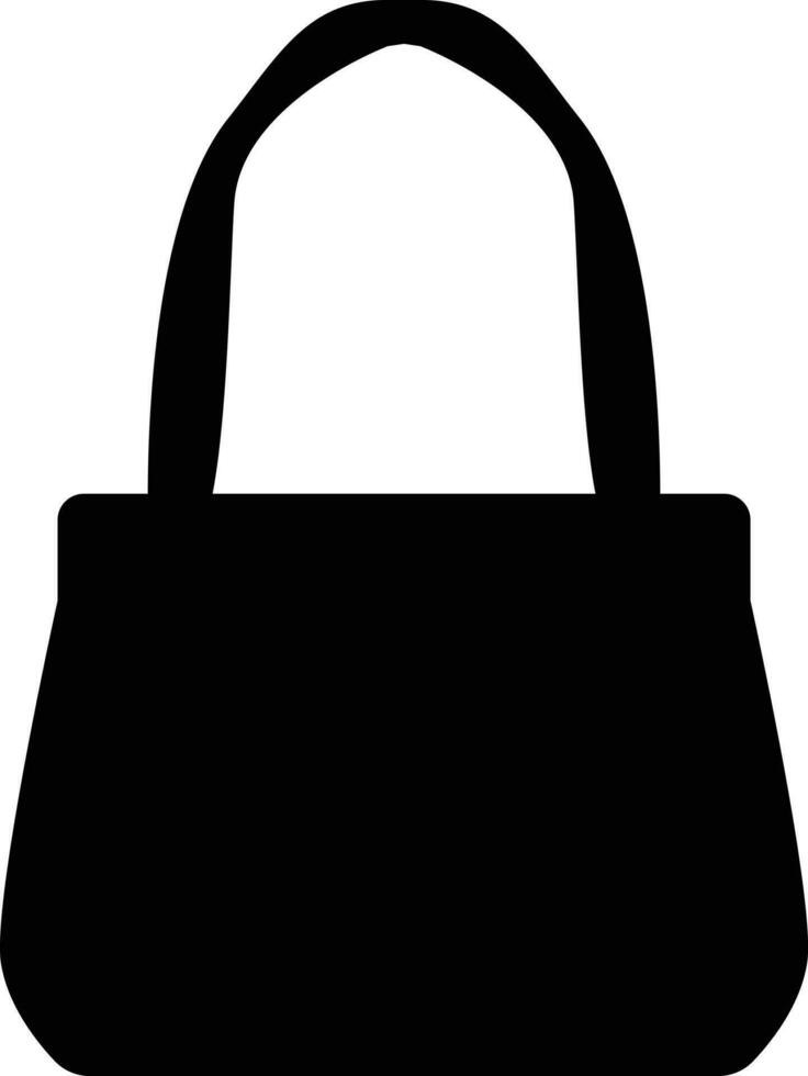 bolso icono. bolso siluetas signo. hembra bolso símbolo. hembra bolso logo. plano estilo. vector