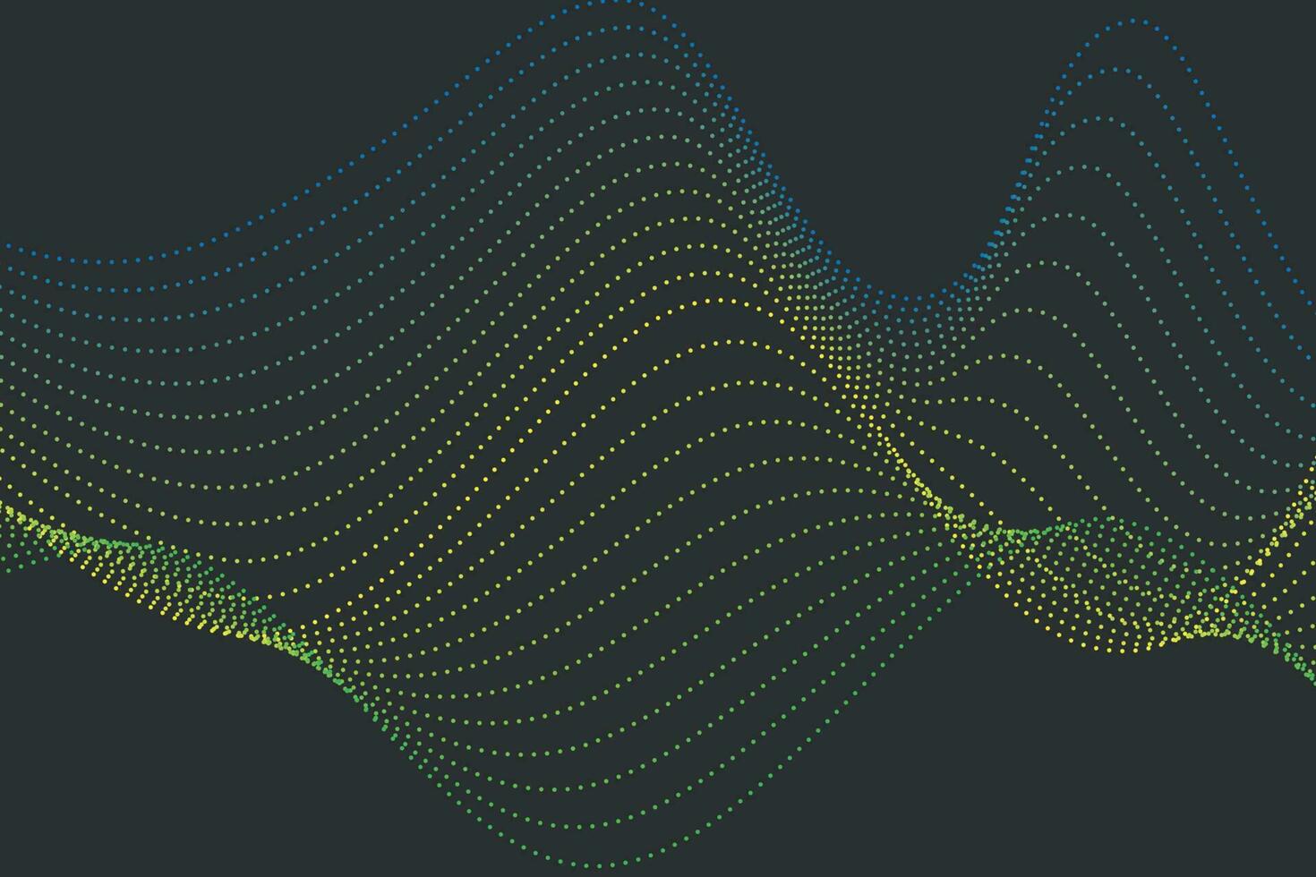 colorful soft 3D Halftone Wave Effect. simple gradient abstract background. suitable for landing page and computer desktop wallpaper. vector