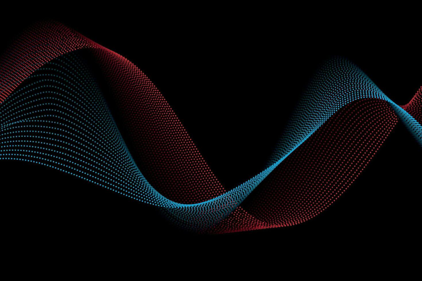 colorful soft 3D Halftone Wave Effect. simple gradient abstract background. suitable for landing page and computer desktop wallpaper. vector