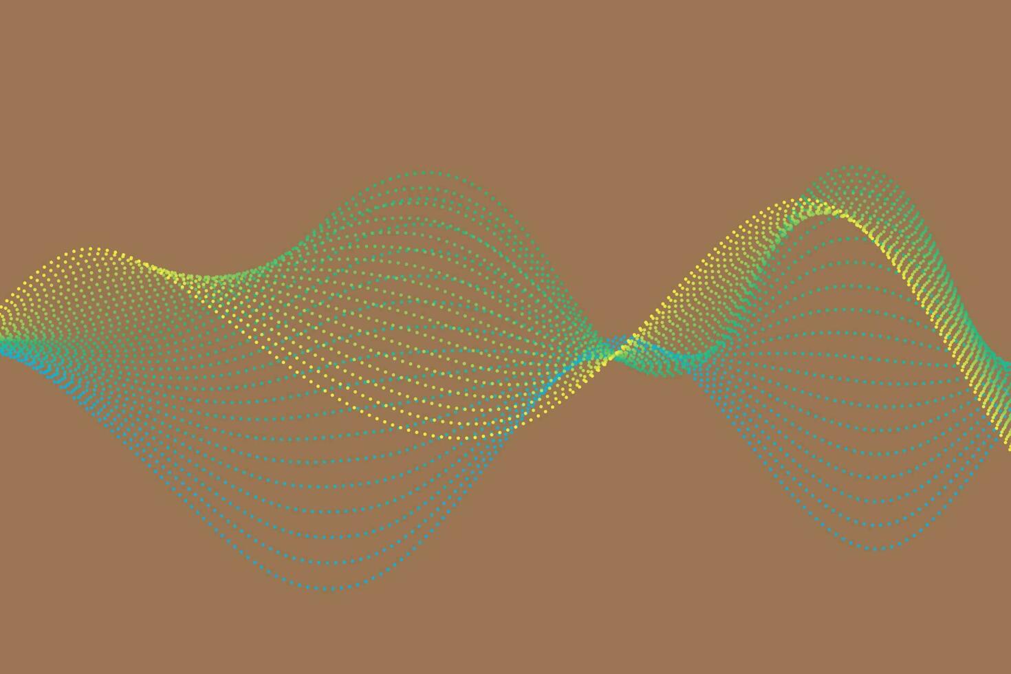 colorful soft 3D Halftone Wave Effect. simple gradient abstract background. suitable for landing page and computer desktop wallpaper vector