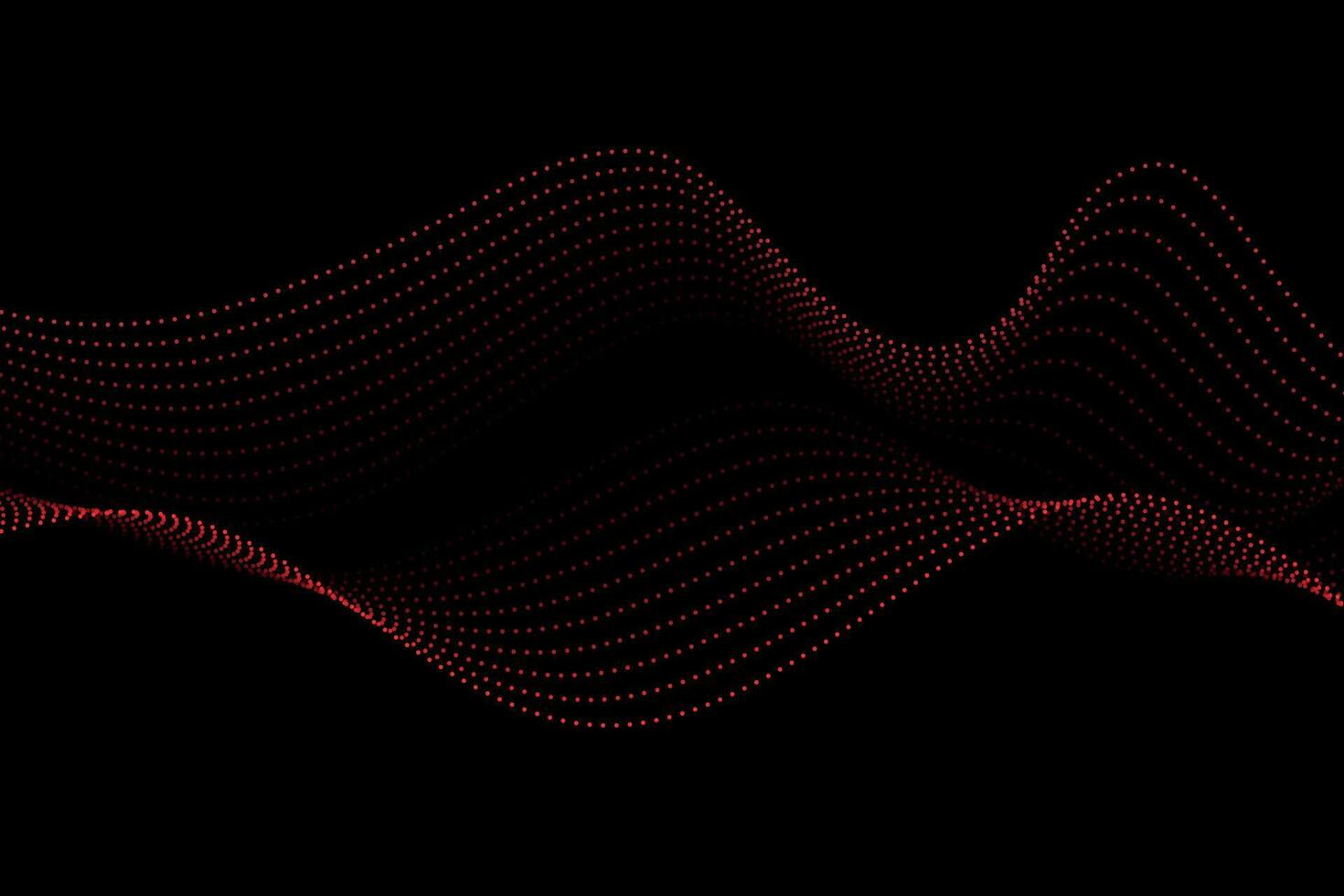 rojo y negro suave 3d trama de semitonos ola efecto. sencillo degradado resumen antecedentes. adecuado para aterrizaje página y computadora escritorio fondo de pantalla. vector