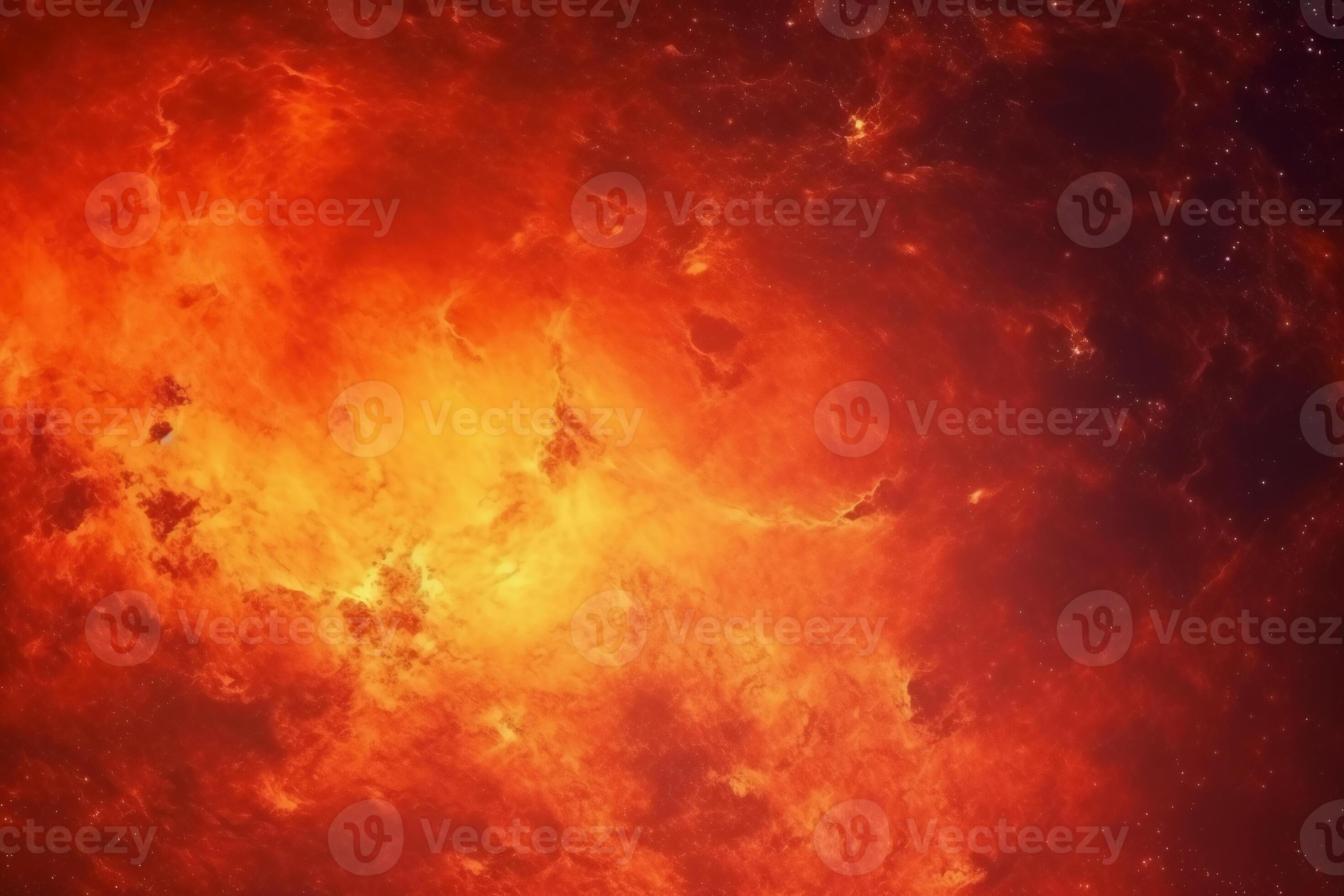 Abstract fancy red orange fire, sun light planet surface, grunge texture,  fantasy galaxy background. AI generative 24176968 Stock Photo at Vecteezy