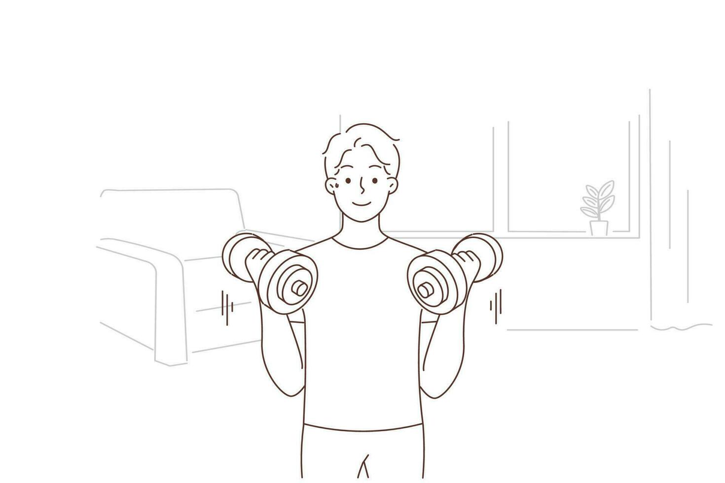 young-man-with-barbells-training-at-home-smiling-guy-do-sport-workout