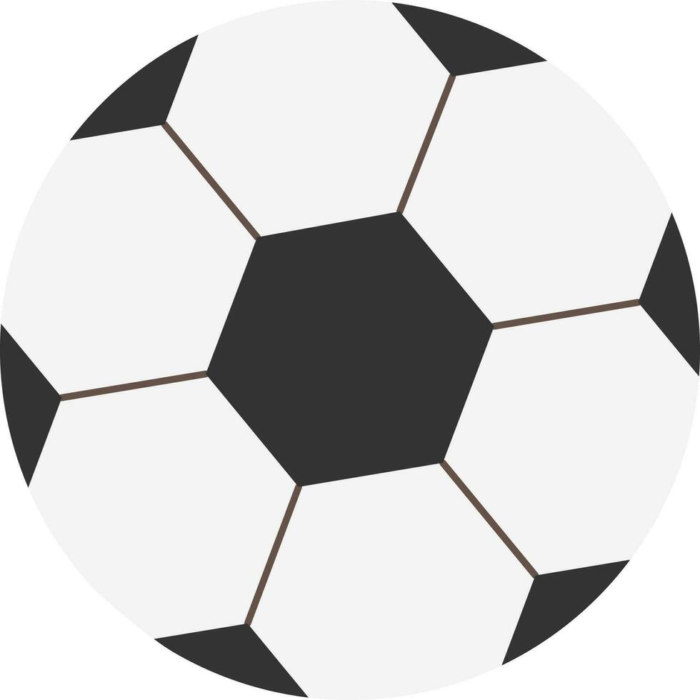 Isolated Football Icon In Grey And White Color. vector