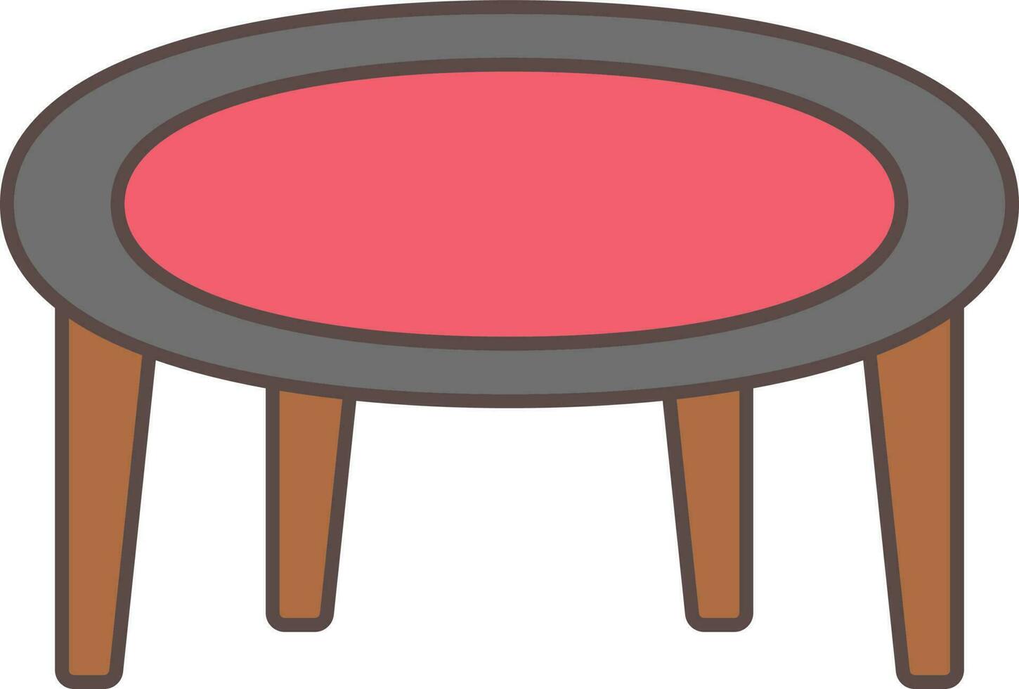 Colorful Trampoline Icon. vector