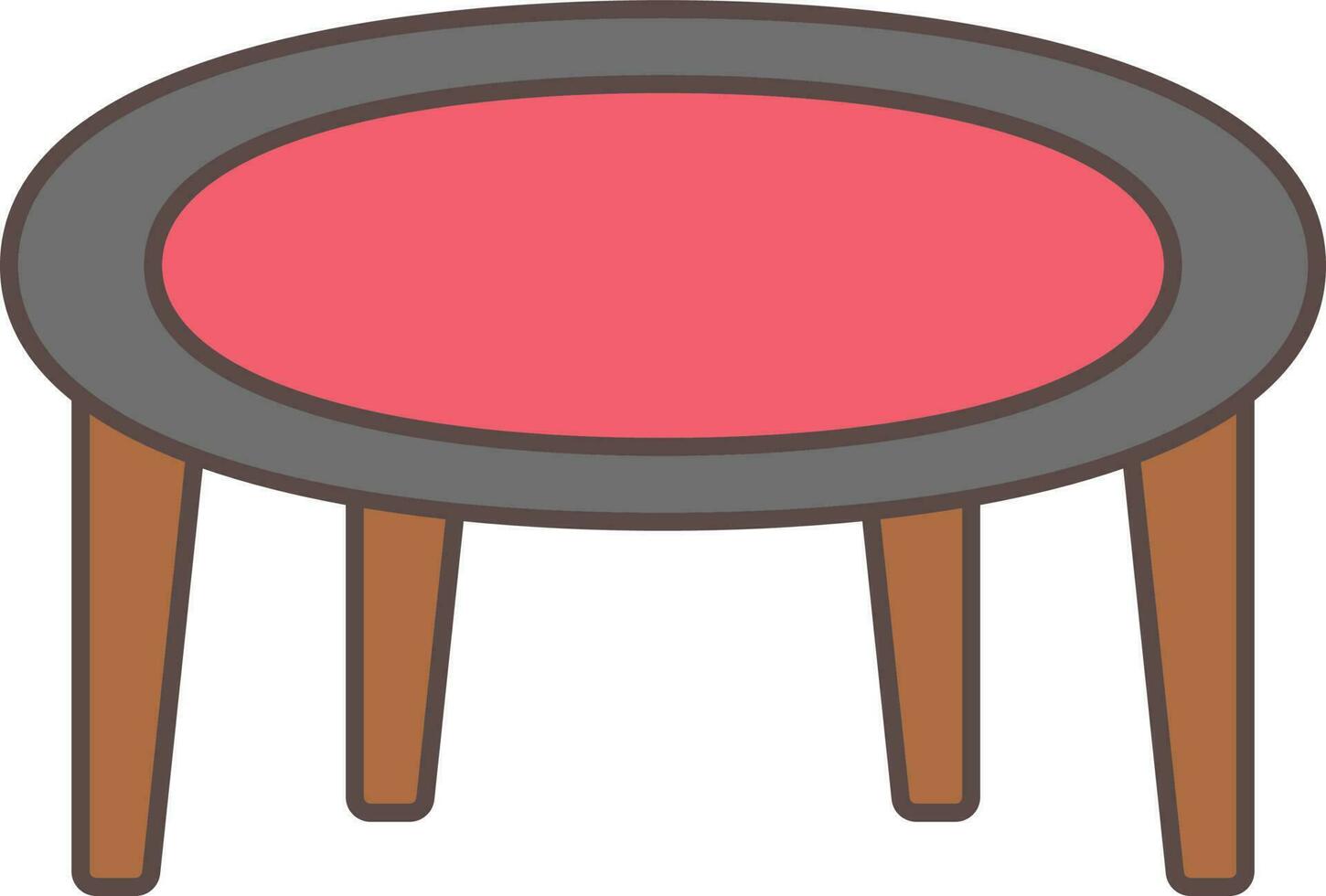 Colorful Trampoline Icon. vector