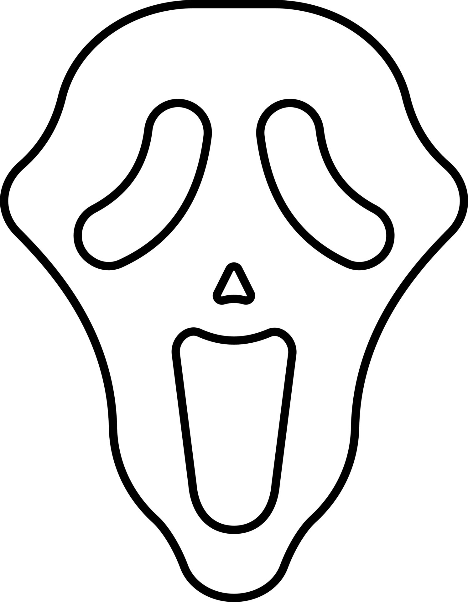 Scream Mask Icon In Black Outline 24180576 Vector Art At Vecteezy scream-mask-icon-in-black-outline-24180576-vector-art-at-vecteezy