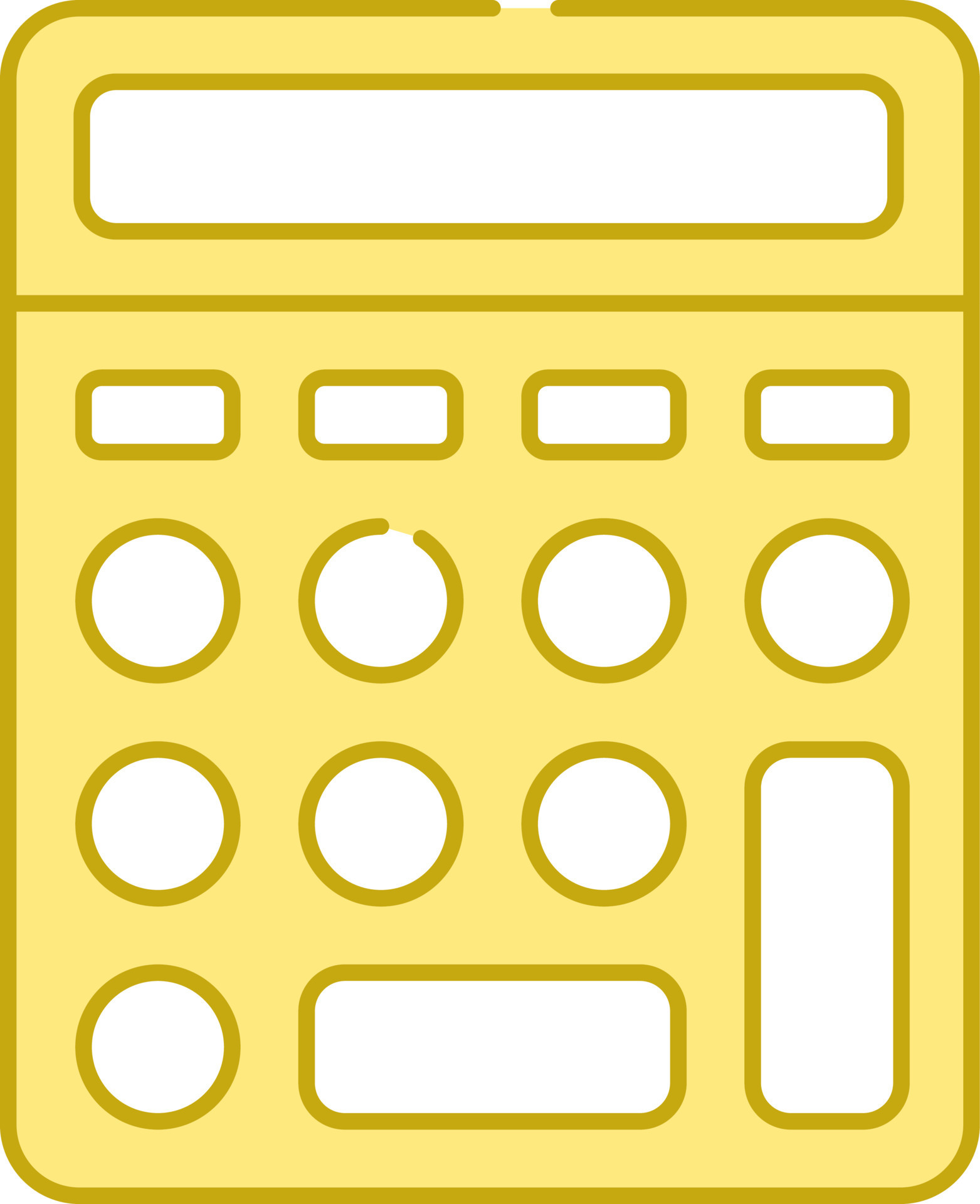 Yellow And White Calculator Icon In Flat Style. 24180904 Vector Art at Vecteezy