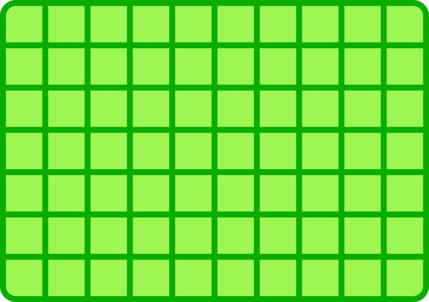 Green Grid Icon In Flat Style. vector