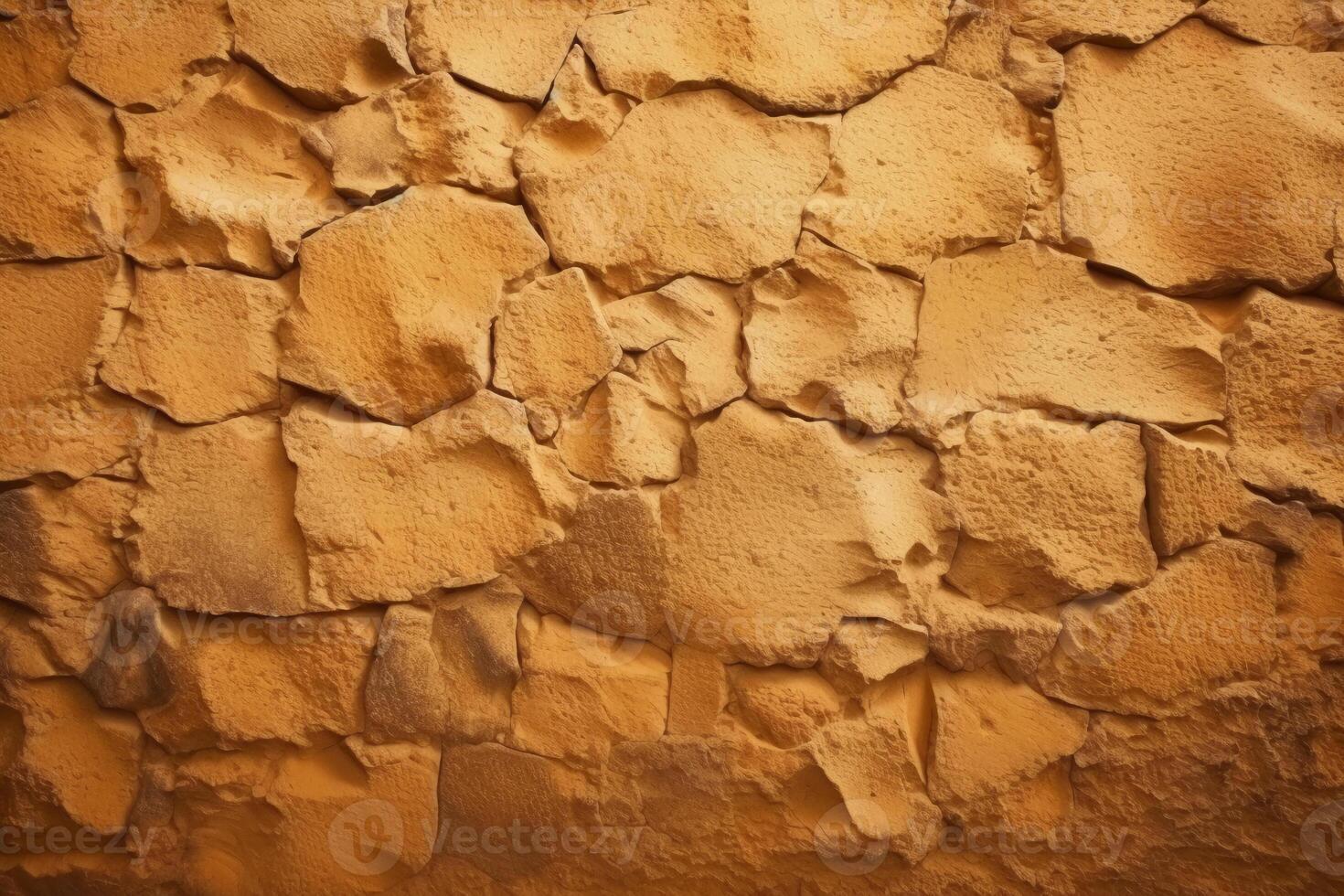 Rock abstract warm beige wall background. photo