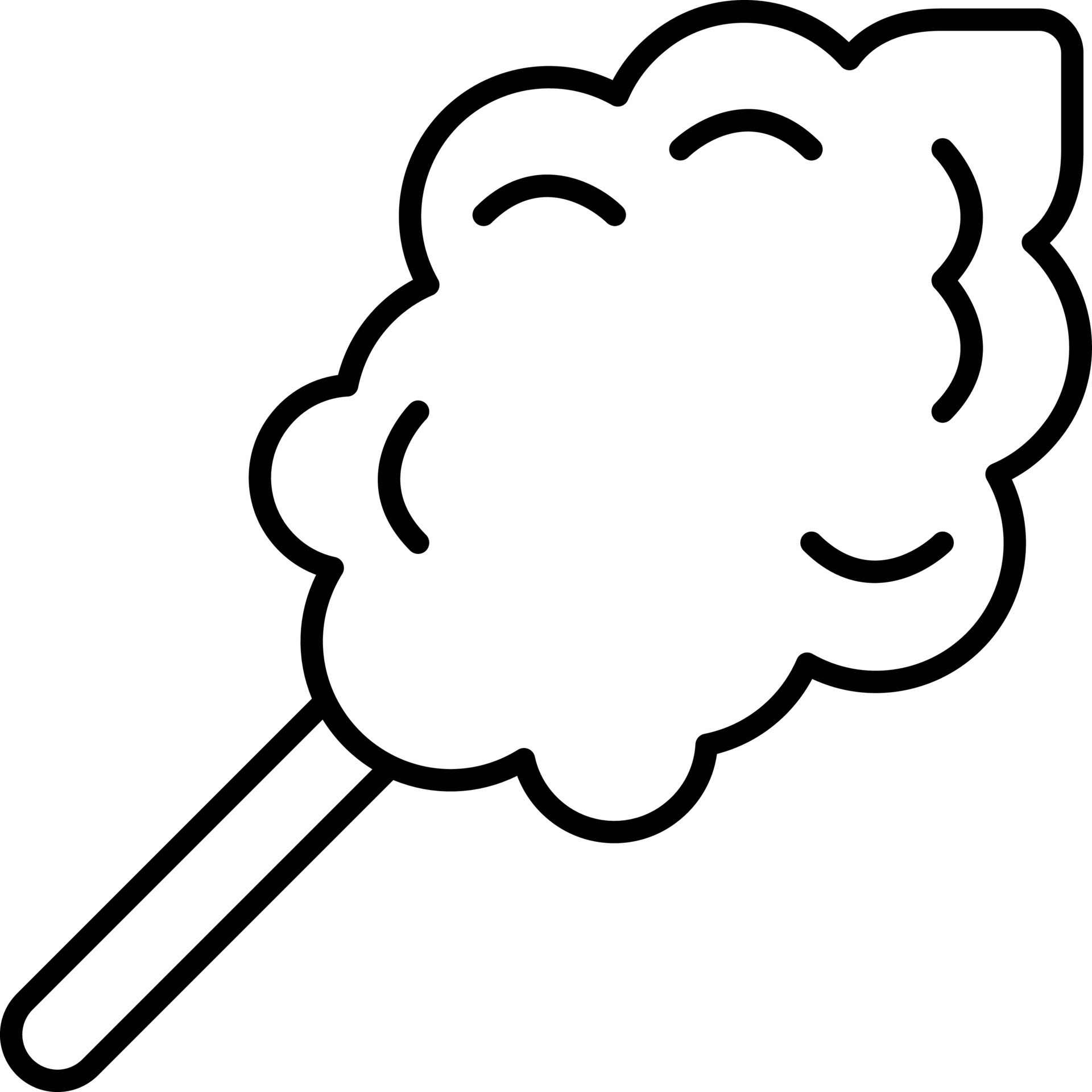 Cotton Candy Icon In Line Art. 24182800 Vector Art at Vecteezy