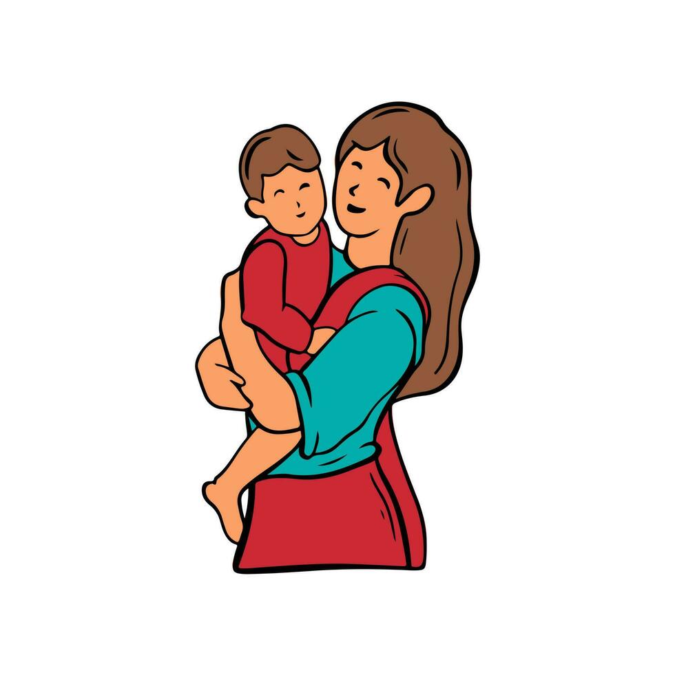Mother's Day Icon Flat Design Vector Illustration