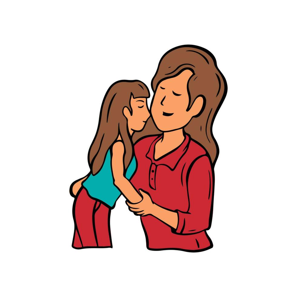 Mother's Day Icon Flat Design Vector Illustration