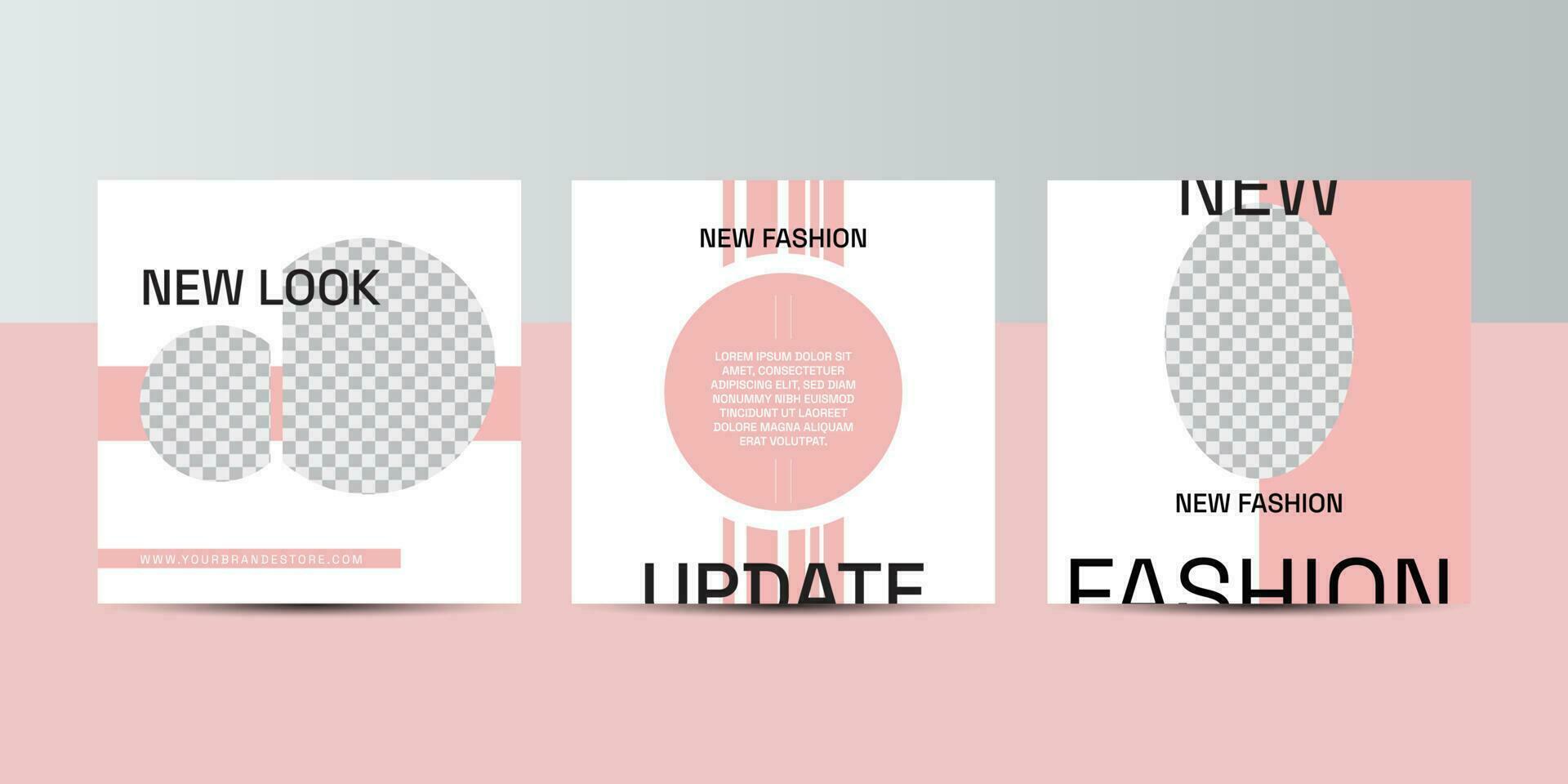 Editable Modern Template. Elegant Discount Promo Template for Social Media Post, banner. vector