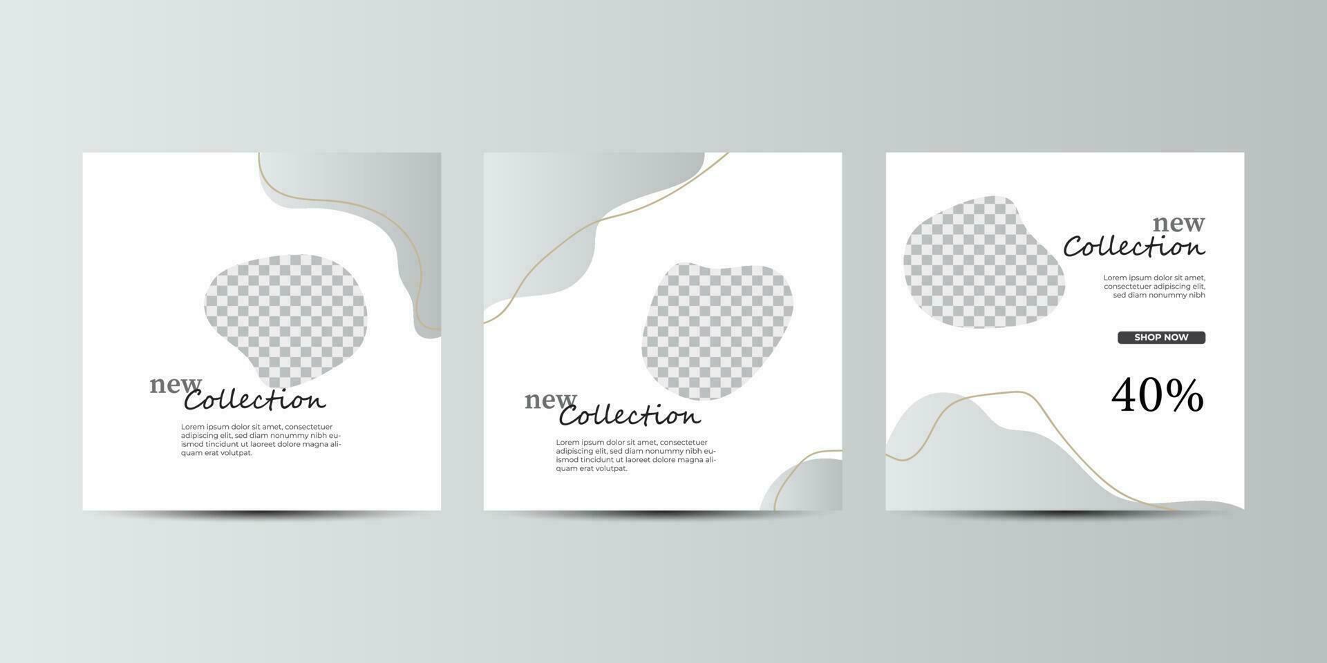 Editable Modern Template. Discount Promo Template for Social Media Post, banner. Elegant sale and discount backgrounds with abstract pattern. Vector cover.