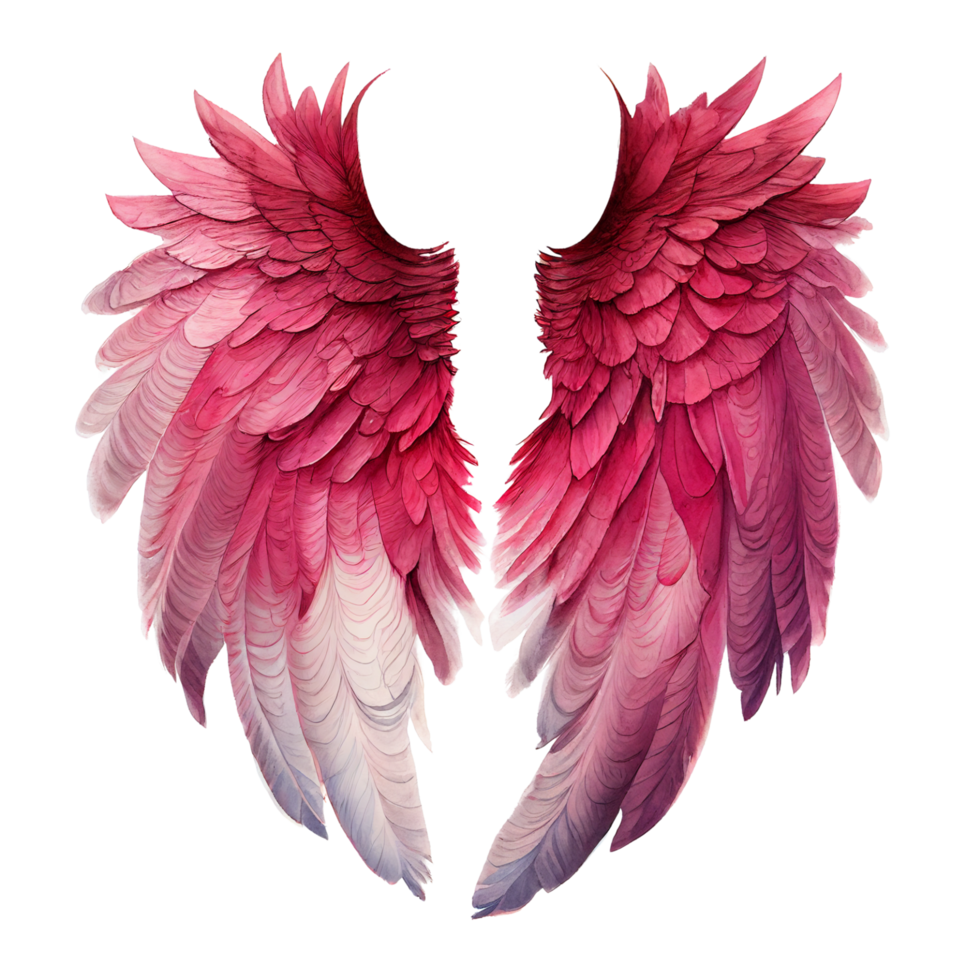 Watercolor Angel Wings beautiful wings, flight, bird, tattoo 24184121 PNG