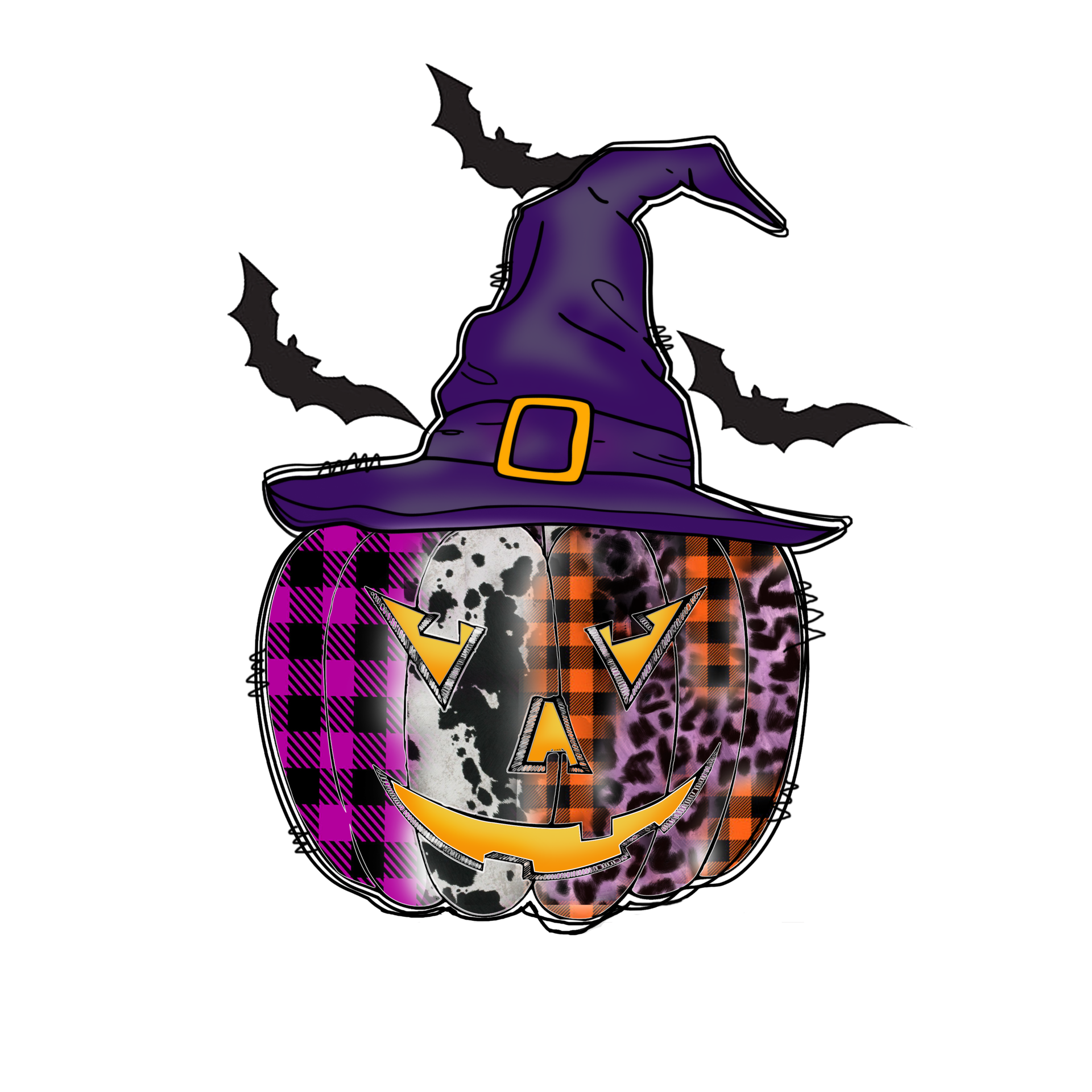 Halloween quotes Sublimation t-shirt design, transparent background, AI