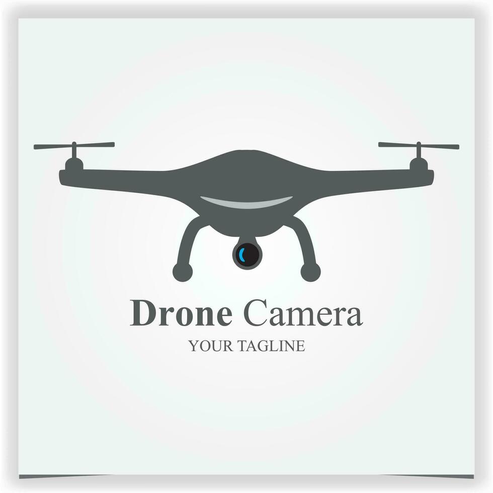 camera drone logo premium elegant template vector eps 10
