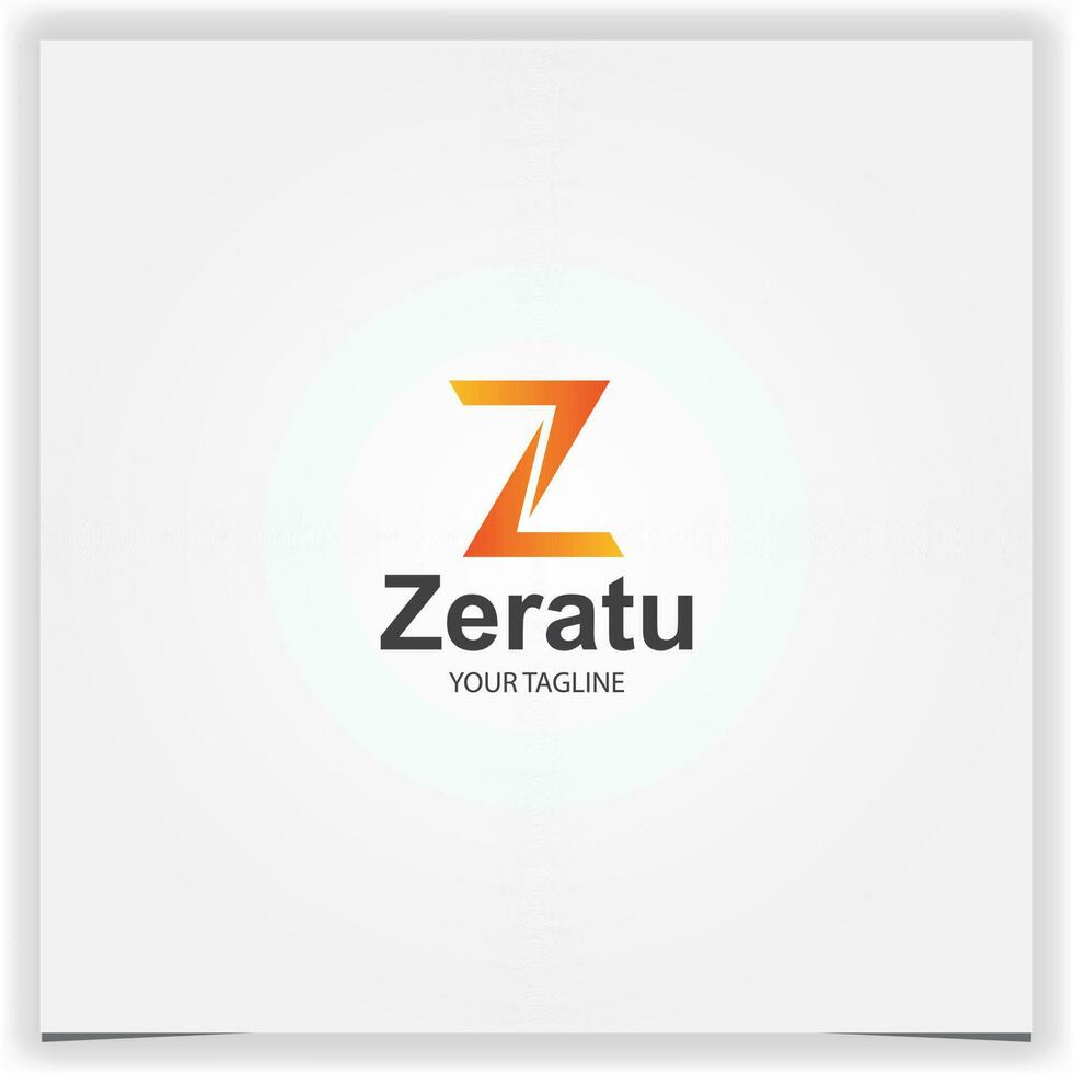 letter z modern programer logo logo design premium elegant template vector eps 10
