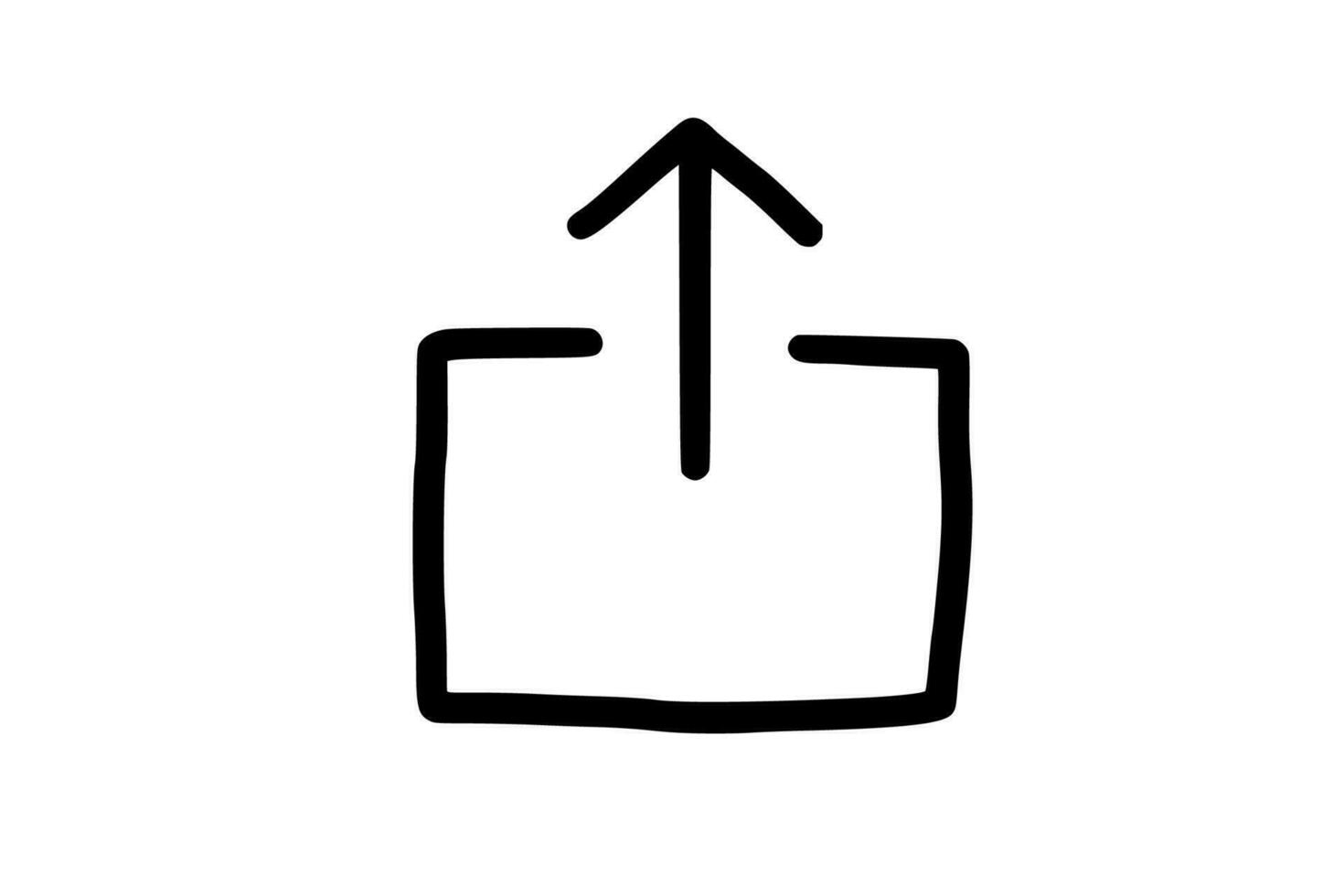 mano dibujado línea icono ilustración vector