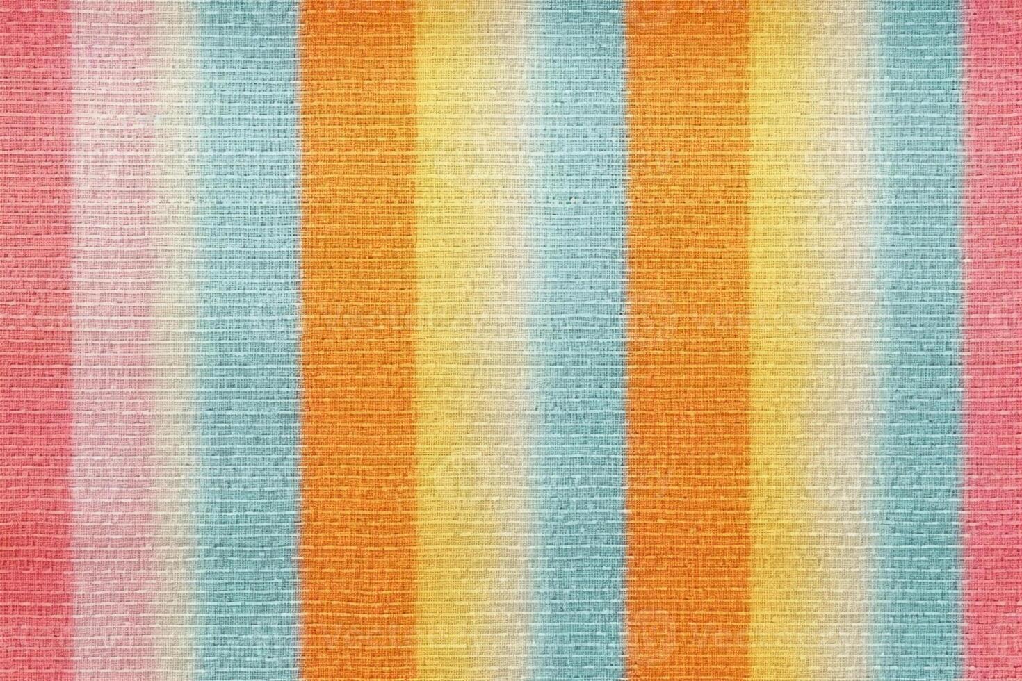 Vintage summer spring autumn stripe pattern, linen fabric texture. photo
