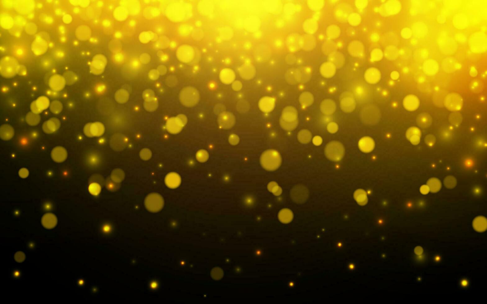 Golden luxury bokeh soft light abstract backgrounds, Vector eps 10 illustration bokeh particles, Backgrounds decoration
