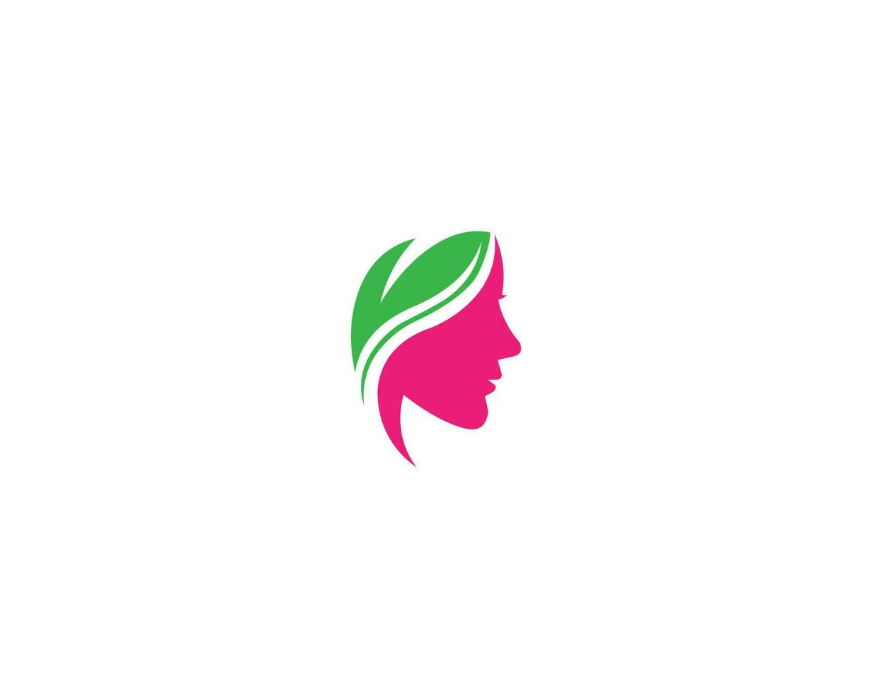 Eco Beauty Logo Template Design. Abstract Concept For Beauty Salon, Massage, Cosmetic And Spa Vector Template.