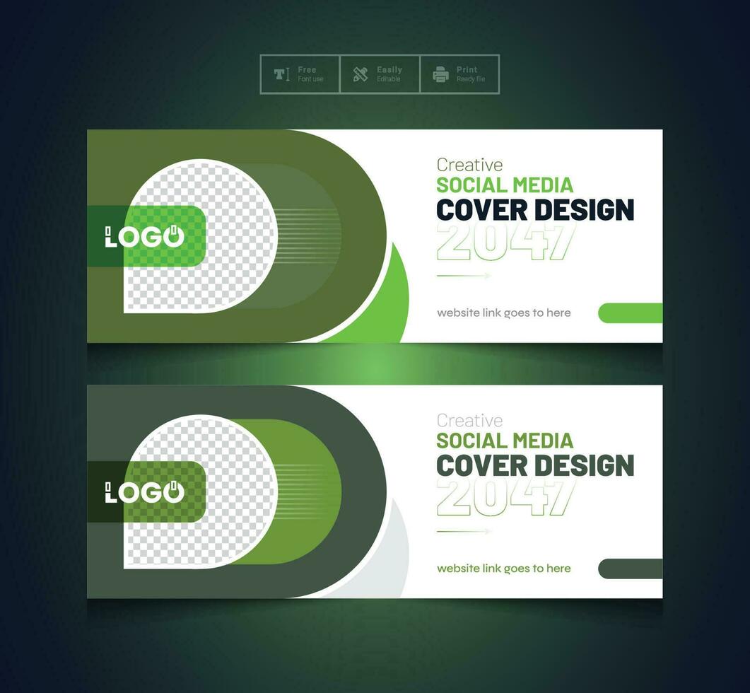 Digital marketing social media banner for your business vector