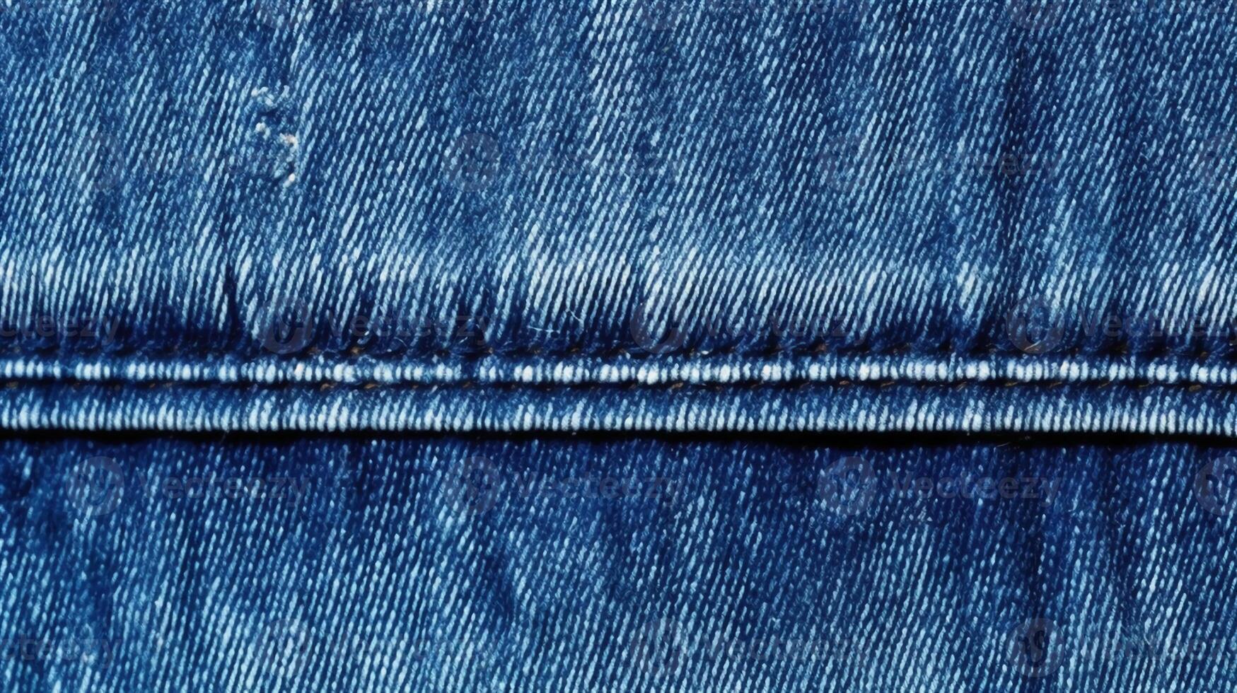 Blue white jean texture, rough blue jean background, vintage. photo