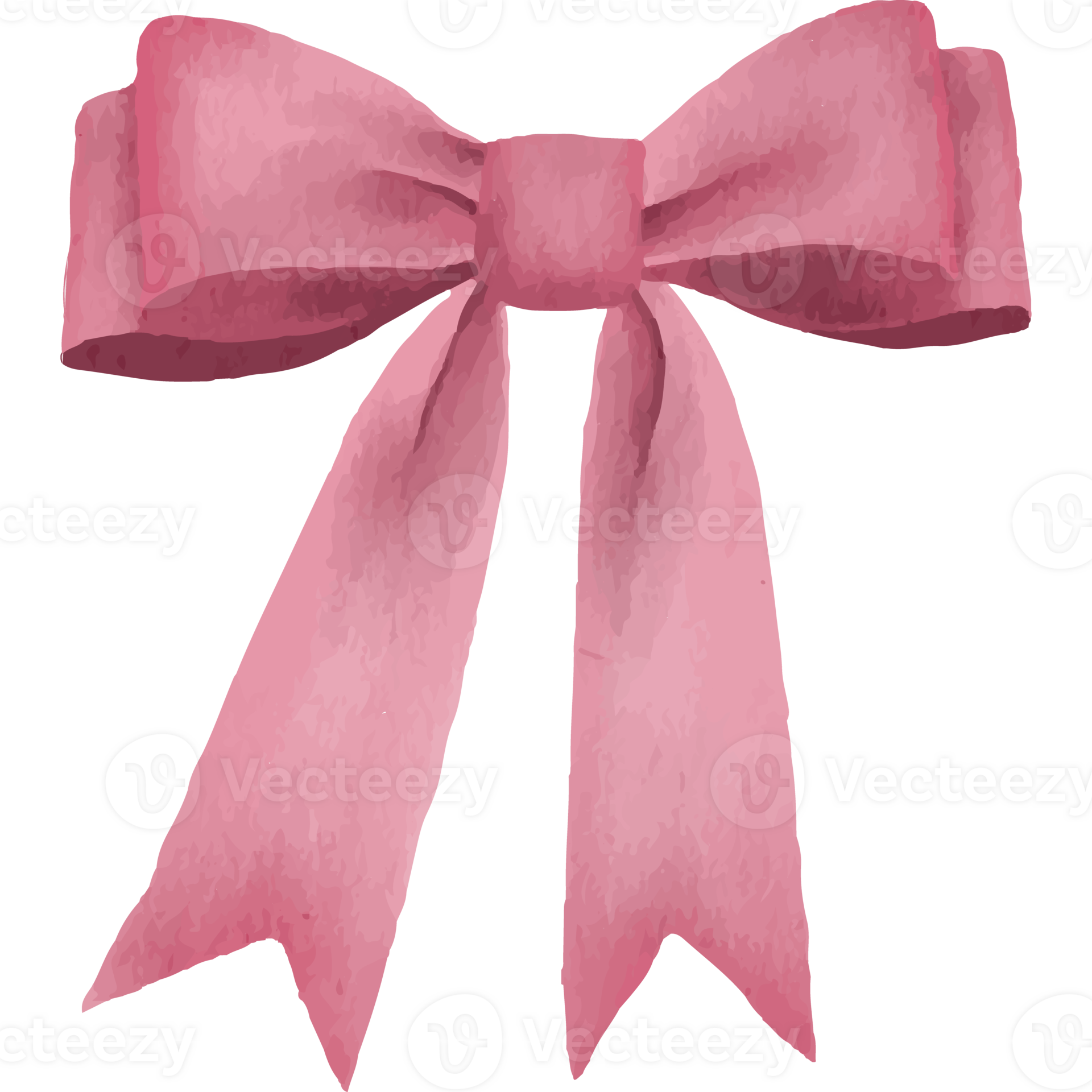 Pink ribbon color bows isolated on transparent background 24186911 png