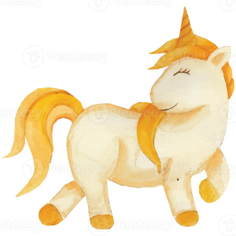 Unicorn Clip art Element Transparent Background png