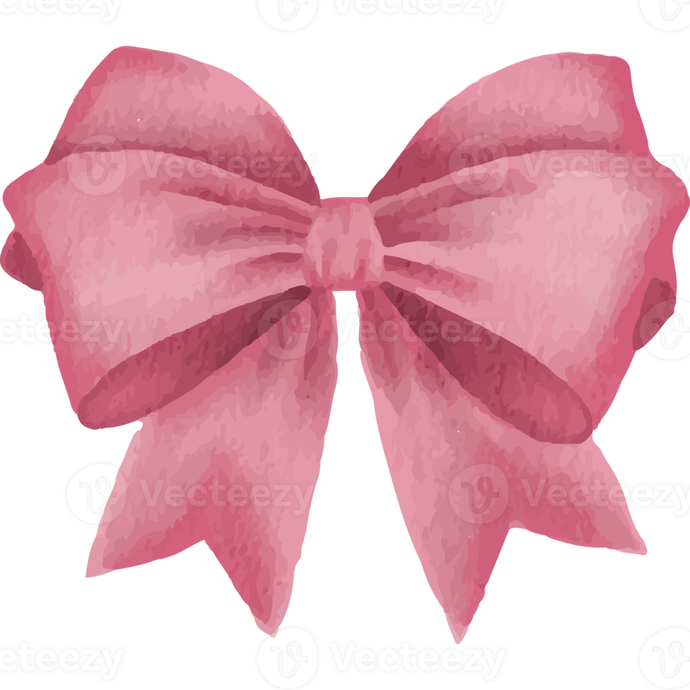 Pink Ribbon Color Bows Isolated on Transparent Background png