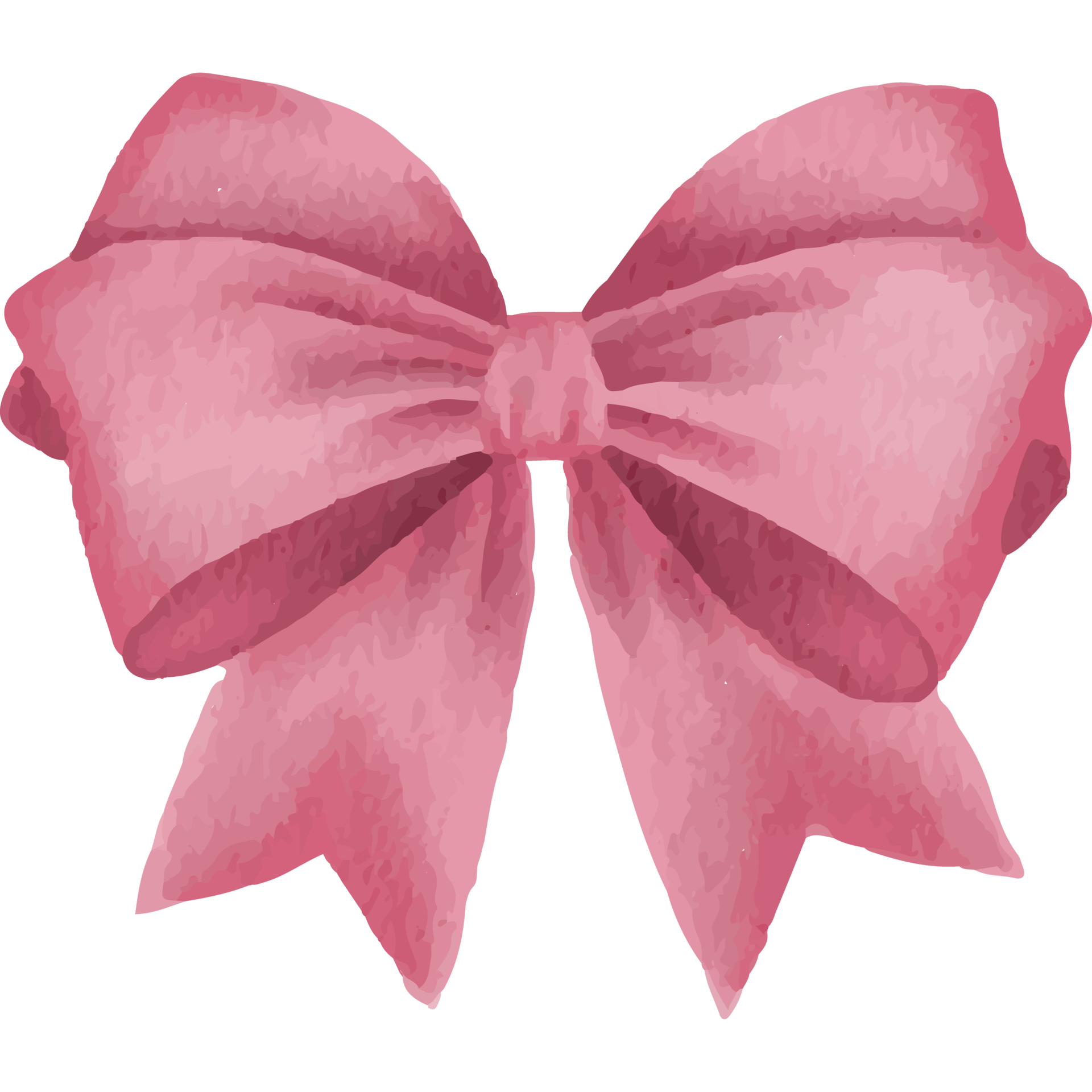 Pink Ribbon Color Bows Isolated on Transparent Background 24186978 PNG