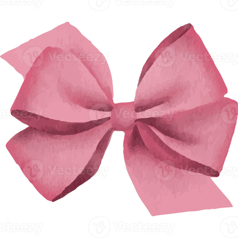 Pink Ribbon Color Bows Isolated on Transparent Background png