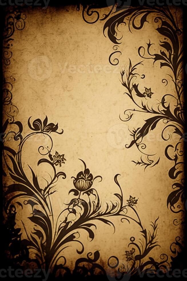 Vintage even background paper. photo