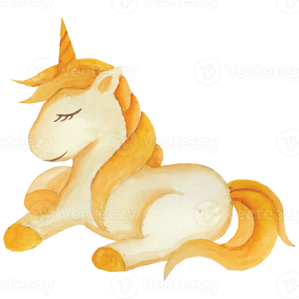 Unicorn Clip art Element Transparent Background png