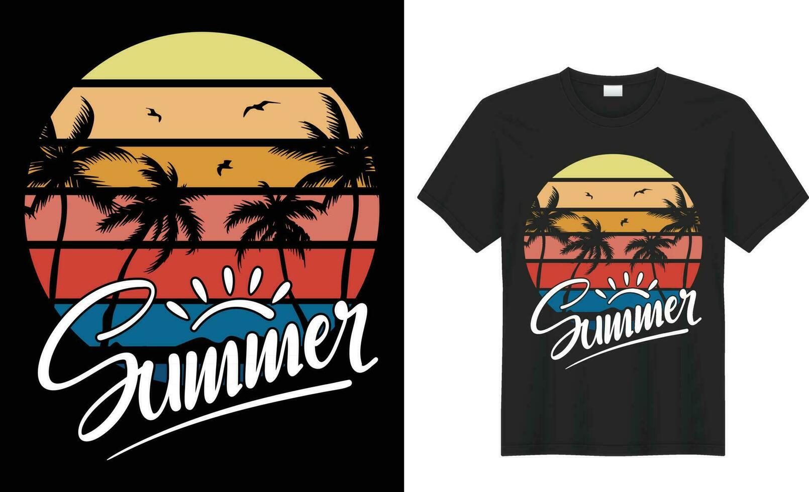 verano t camisa diseño, verano paraíso, navegar paraíso, descanso el ondas, mar playa, California playa t camisa diseño. verano t camisa vector. vector