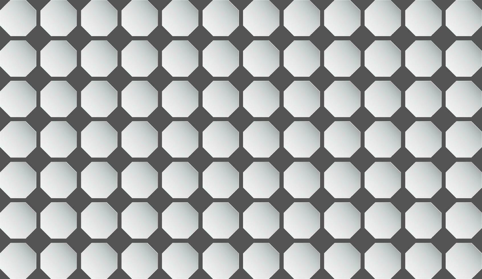 Octagonal Shape Grid Pattern vector