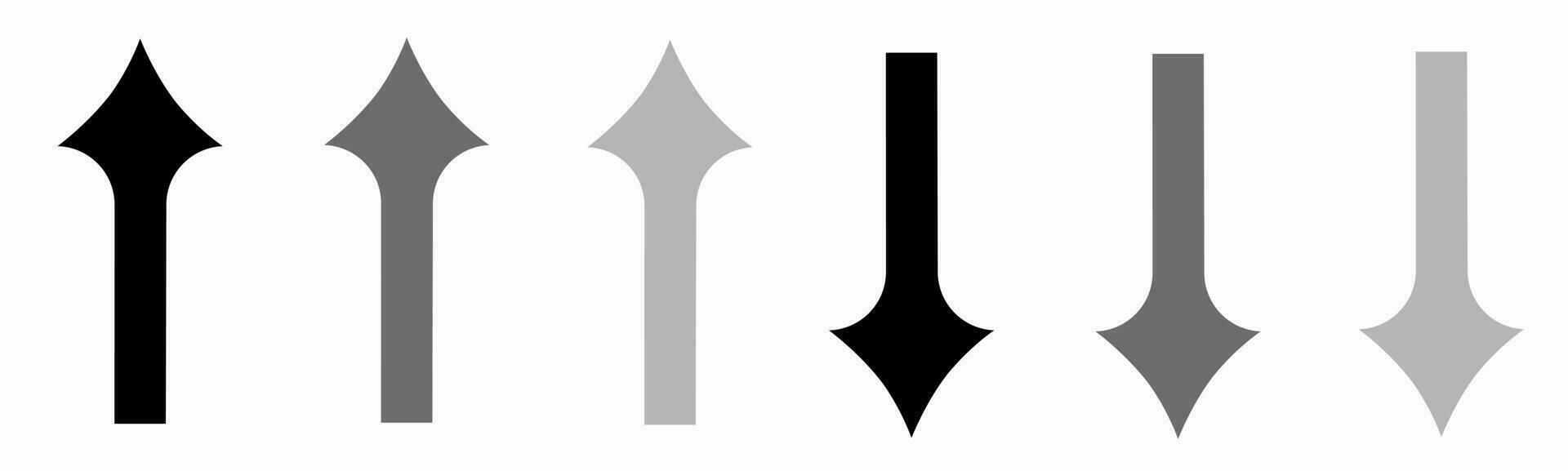 Arrow icon illustration collection. Stock vector. vector