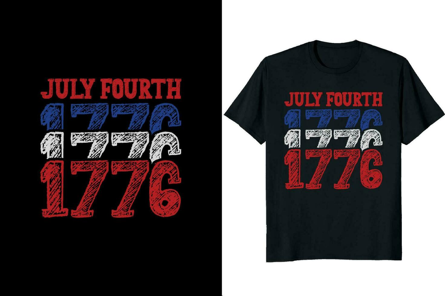 Independence day t-shirt design vector