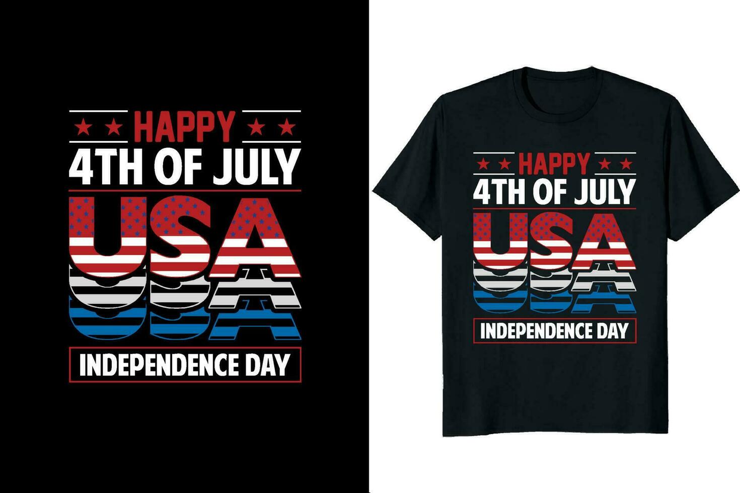 Independence day t-shirt design vector