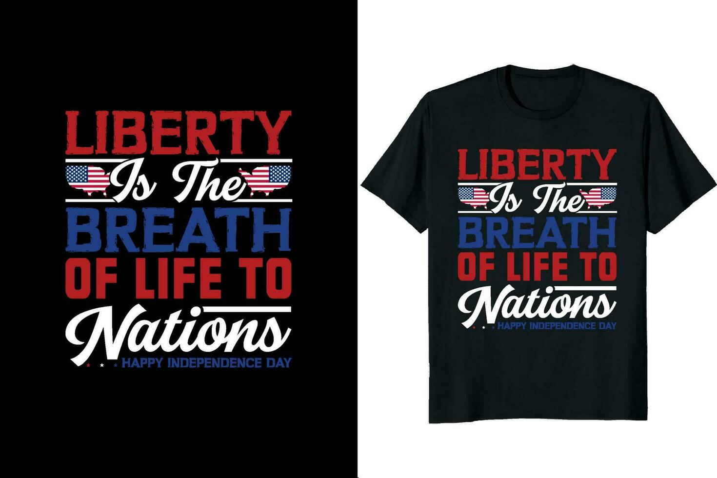 Independence day t-shirt design vector