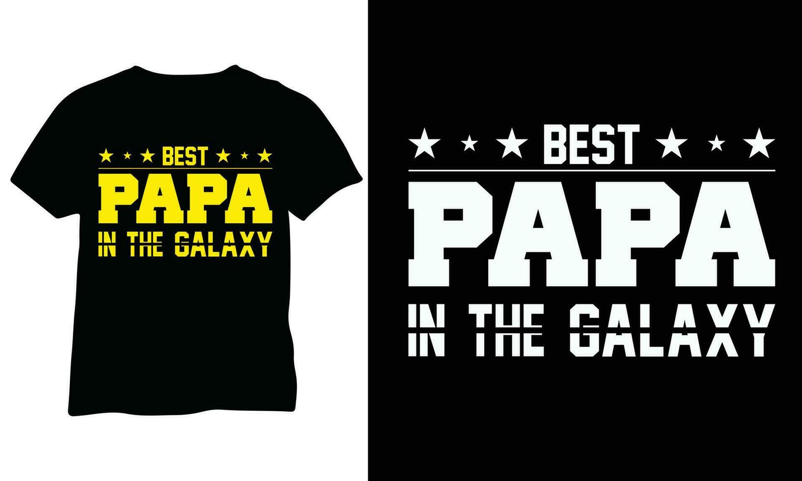 mejor papá en el galaxia papi regalos eps papá regalos vector diseño