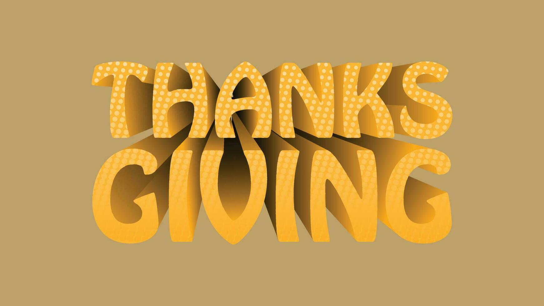 Thanksgiving day vector design illustration. Happy Thanksgiving Day. Thanksgiving Text design. 23th of November. Thanksgiving Day celebration.