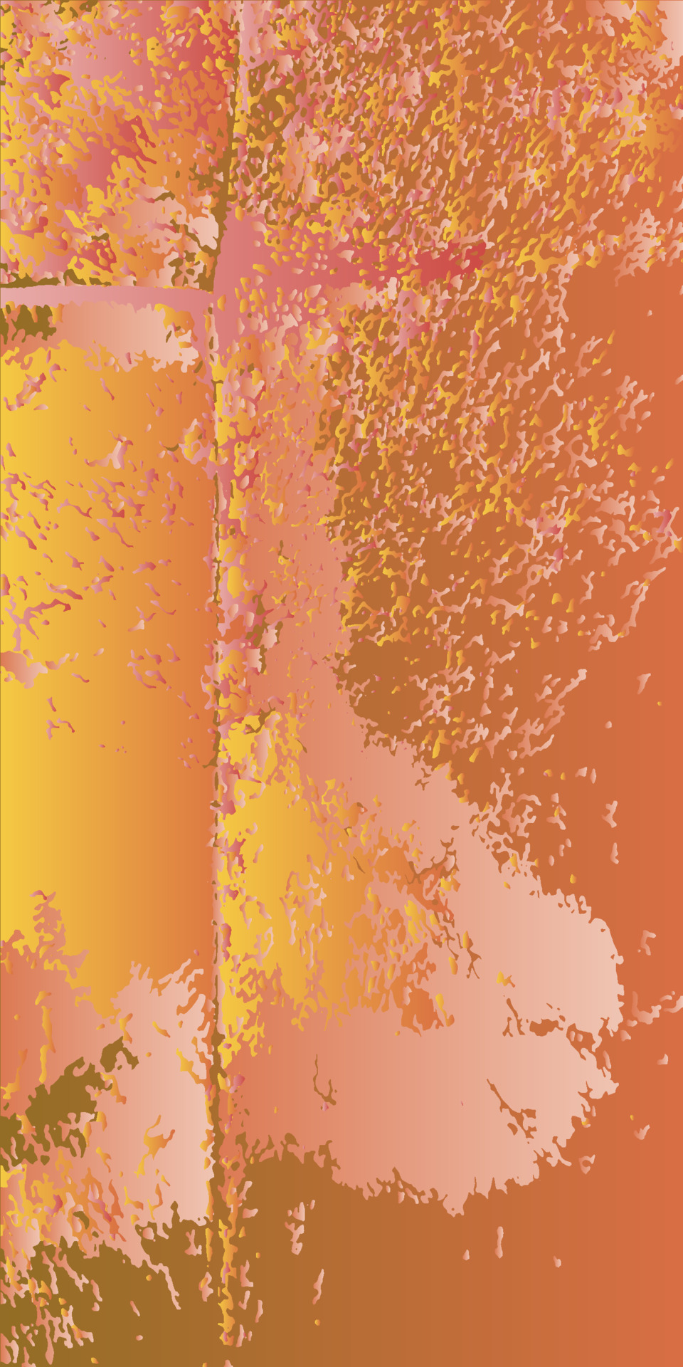 Screensaver on the phone screen. Abstract background from spots