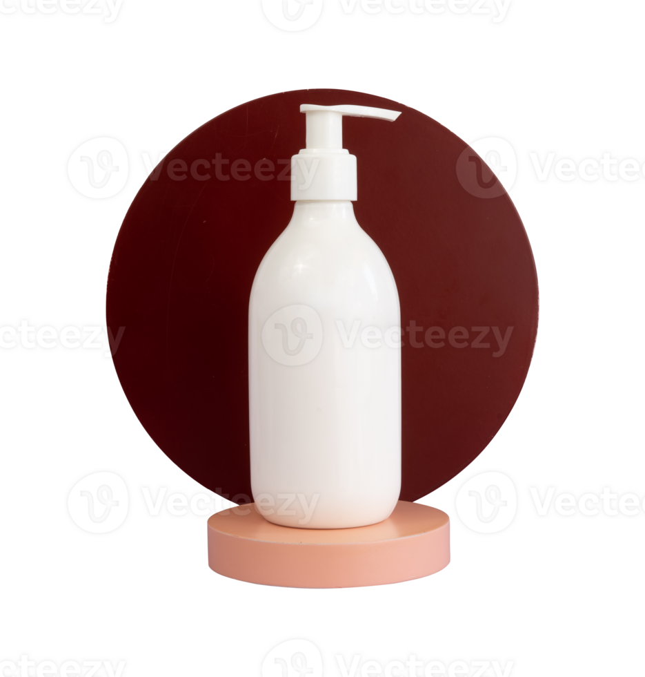 bottle of body lotion mockup png